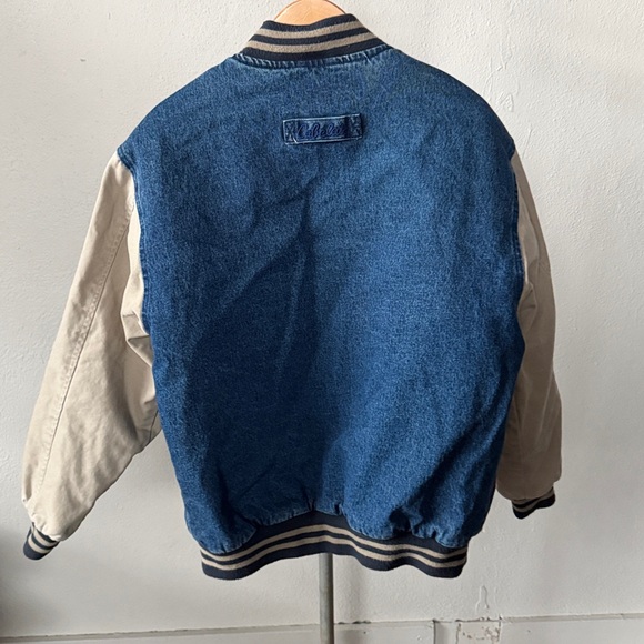 Vintage Y2K Cabelas Bomber Denim Jacket Size Medium - Picture 4 of 4